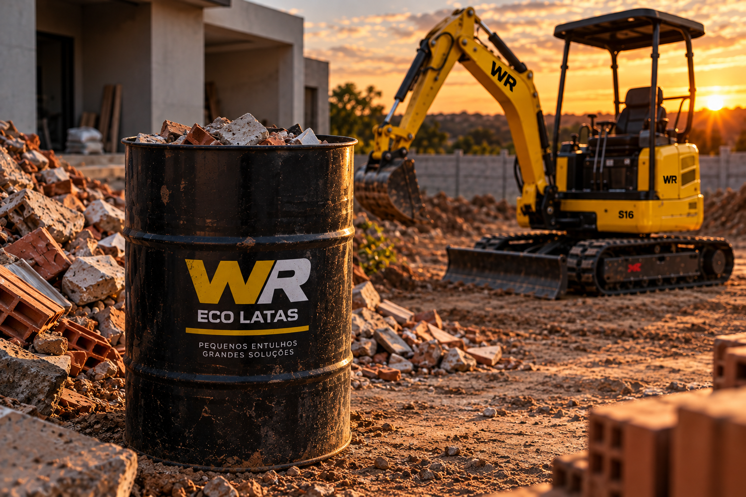 Eco Latas WR para pequenos entulhos